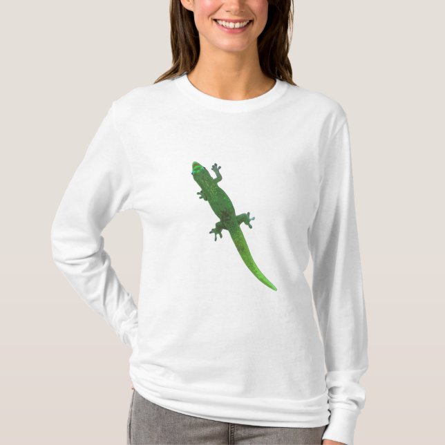 Digital Gecko on Women's Shirt (Front)