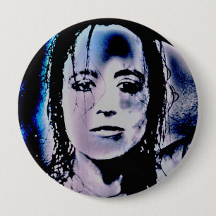 Digital Girl 4 Inch Round Button