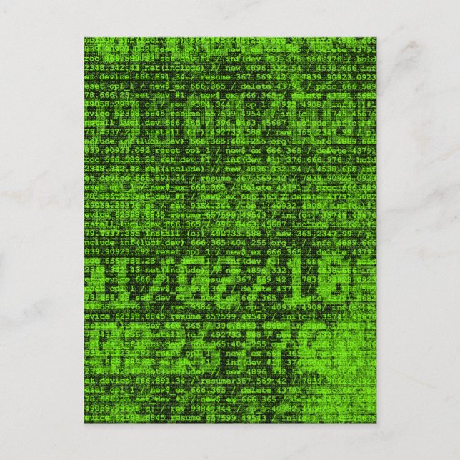 Digital Green Postcard (Front)