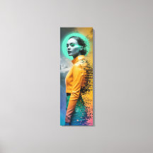 Digital Halo Woman Vertical Portrait 1:3 Ratio