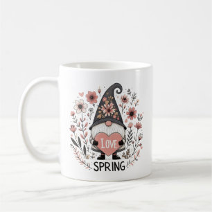 Digital Heart Symbolizing Love: Glowing Futuristic Coffee Mug