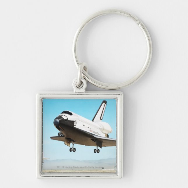 Digital illustration of Space Shuttle Keychain (Front)