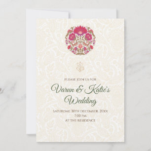 Digital Indian Wedding invite & invitations indien