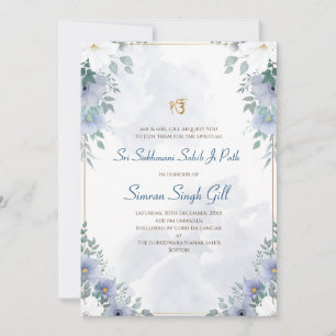 Digital invitation for Sri Sukhmani Sahib path
