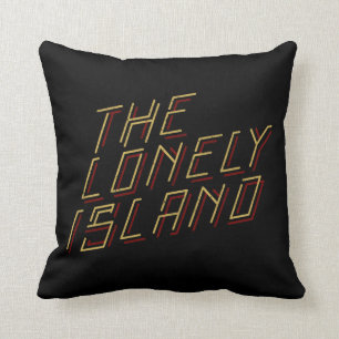 Digital Island Throw Pillow