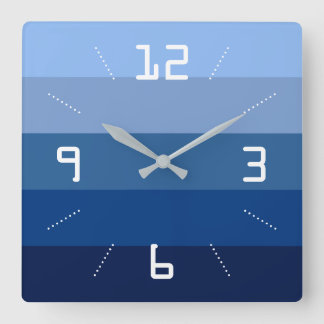 Digital Jeans Square Wall Clock