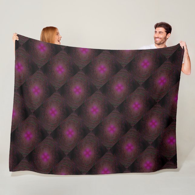 Digital Light 1 Fleece Blanket (In Situ)