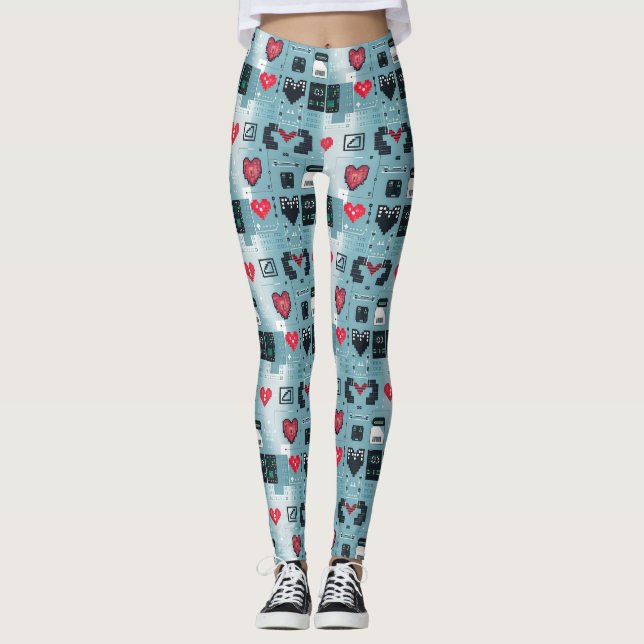 Digital Love  Leggings (Front)