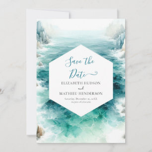 Digital Lovely Nautical Wedding Save The Date