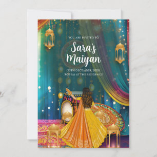 Digital Maiyan invite comme les invitations Pithi