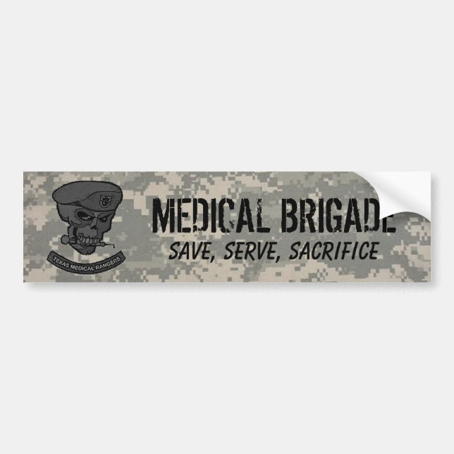 digital, Medical rangers with skul... - Customized Bumper Sticker (Front)