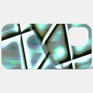 Digital minted colours up sloping framed rectangle iPhone 12 pro max case
