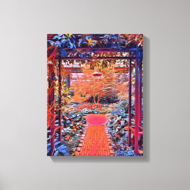 Digital Mixed Media Stretched Canvas Print (Front)