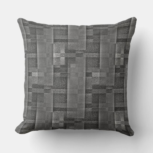 Digital Mounting of Matte Granite Marble  Throw Pillow (Front)