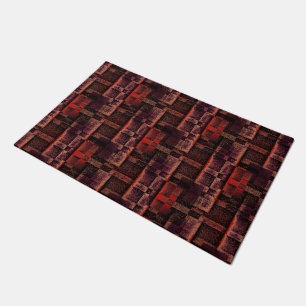Digital Mounting of Red Granite Marble Doormat