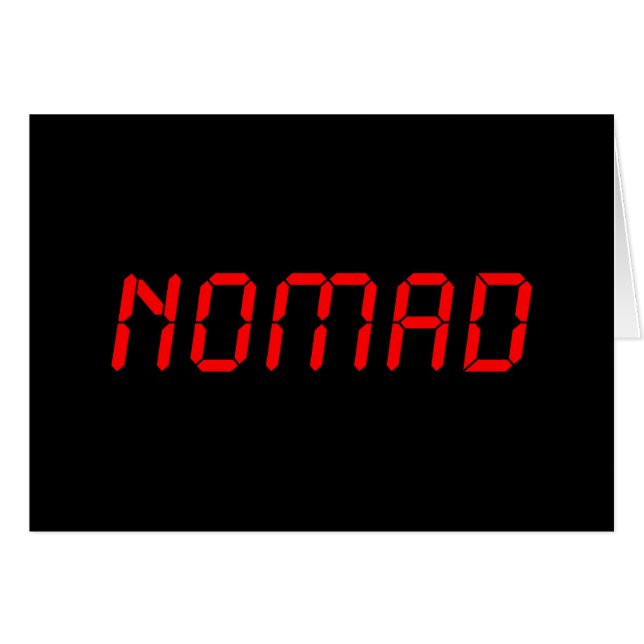 DIGITAL NOMAD CARD (Front Horizontal)