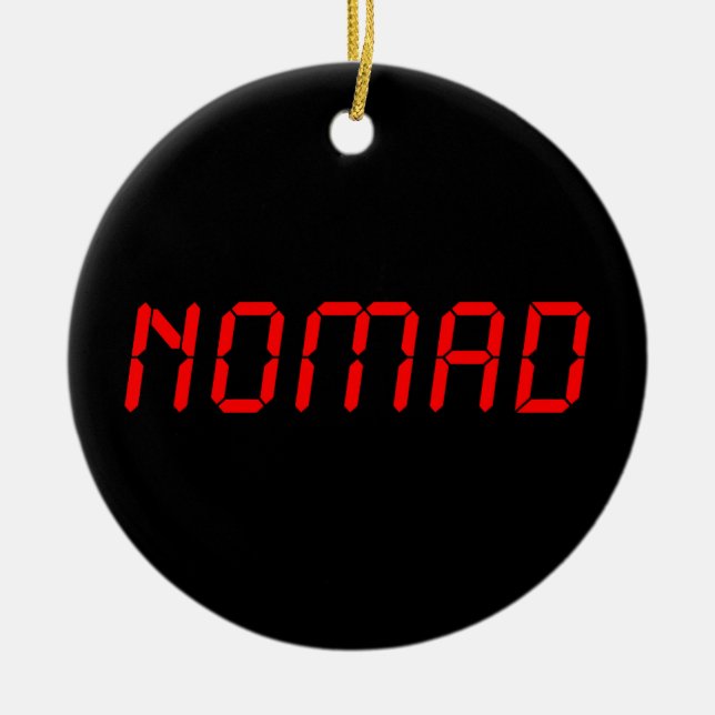 DIGITAL NOMAD CERAMIC ORNAMENT (Front)