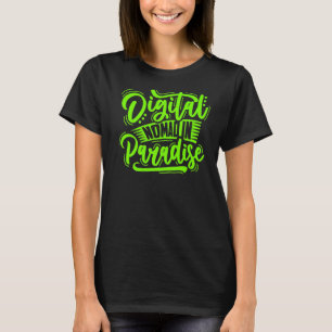 Digital Nomad In Paradise Self Employed Freelance T-Shirt