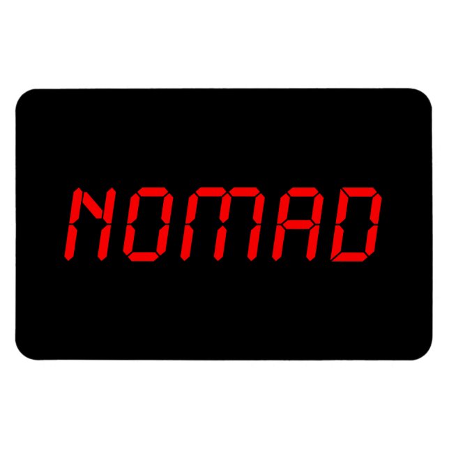 DIGITAL NOMAD MAGNET (Horizontal)