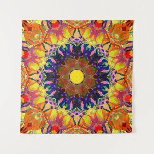 Digital Painting Beautiful Abstract Colorful Backg Tapestry