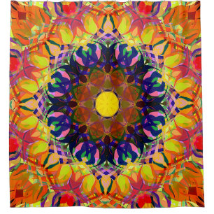Digital Painting Beautiful Abstract Colourful Back
