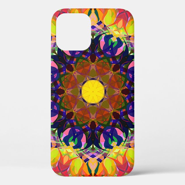 Digital Painting Beautiful Abstract Colourful Back Case-Mate iPhone Case (Back)