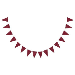 Digital Paper Pattern Bunting Flags