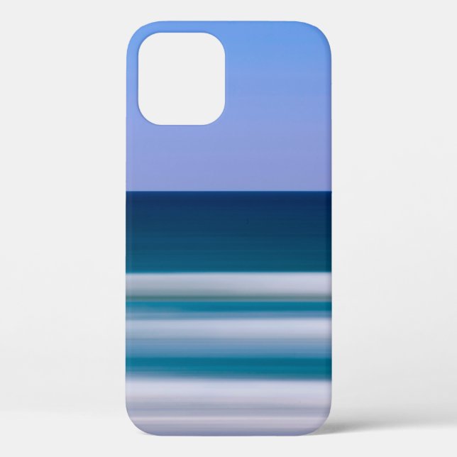 digital photography intentional blur blue seasabst Case-Mate iPhone case (Back)