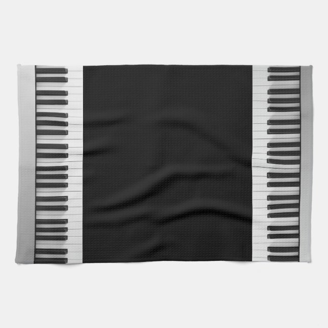 Digital piano keyboard kitchen towel (Horizontal)