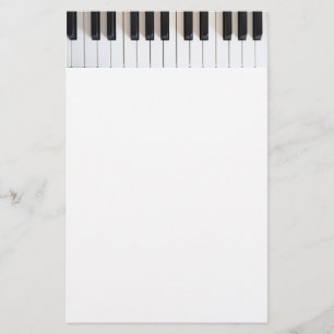 Digital piano keyboard stationery