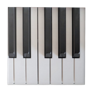 Digital piano keyboard tile