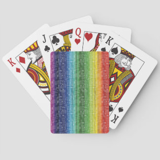 Digital Rainbow Playing Cards