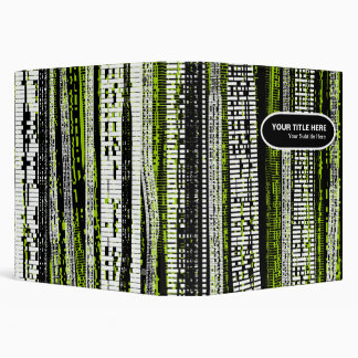 Digital Relic - Black, White and Green (1.5in) Binder