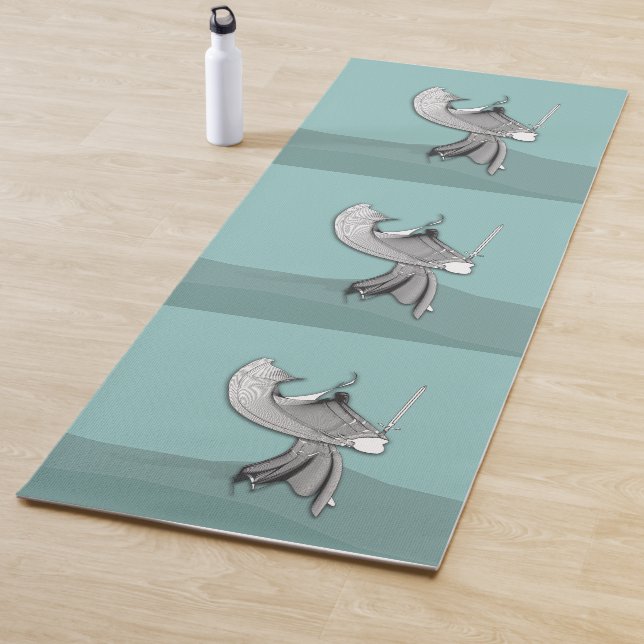 Digital Samurai Yoga Mat (In Situ)