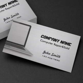 Digital Silver Computer Repair sold business cards