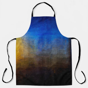 Digital structure of painting. Abstract art vintag Apron