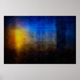 Digital structure of painting. Abstract art vintag Poster