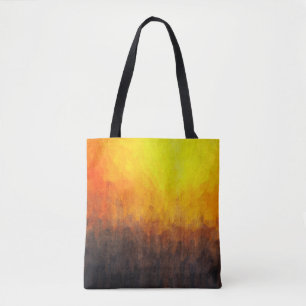 Digital structure of painting. Abstract art vintag Tote Bag