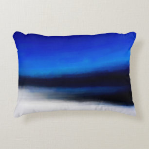 Digital structure of painting. Oil paint abstract Accent Pillow