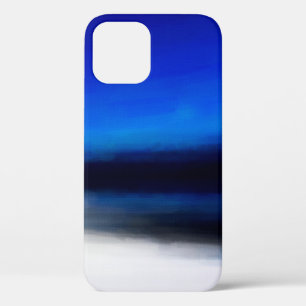 Digital structure of painting. Oil paint abstract iPhone 12 Case