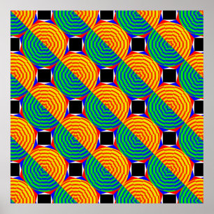 Digital Sunrise by Kenneth Yoncich Poster