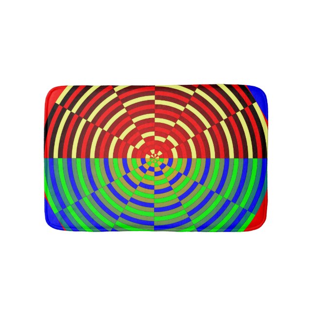 Digital Sunset by Kenneth Yoncich Bath Mat (Front)