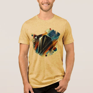 Digital T-shirt - Urban Abstract  Tri-Blend Shirt