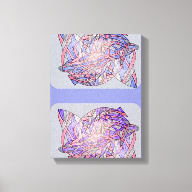 Digital Tentacles Abstract Modern Art Print (Front)