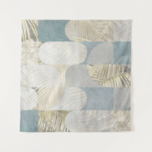 Digital tiles design. 3D render Colourful ceramic  Tapestry