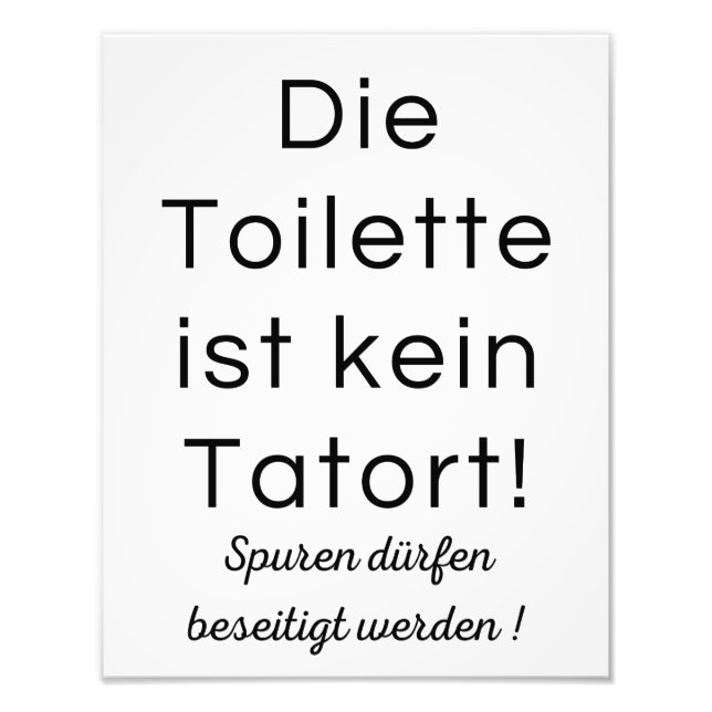 Digital toilet poster toilet guesklo (Front)