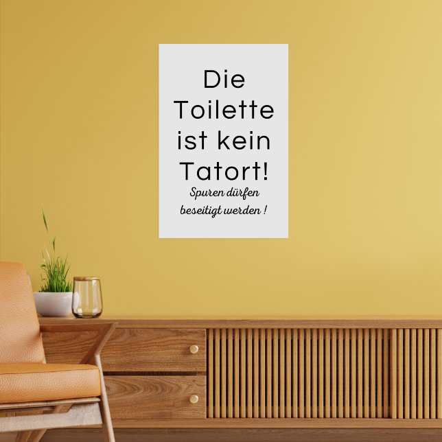 Digital toilet poster toilet guesklo (Living Room 2)