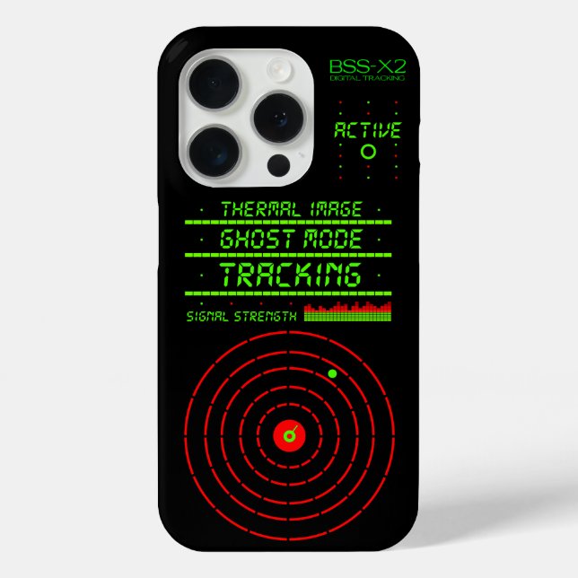 Digital Tracking Fake Security System Surveillance Case-Mate iPhone Case (Back)