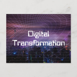 Digital Transformation for Business Postcard