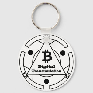 Digital Transmutation Alchemy Keychain